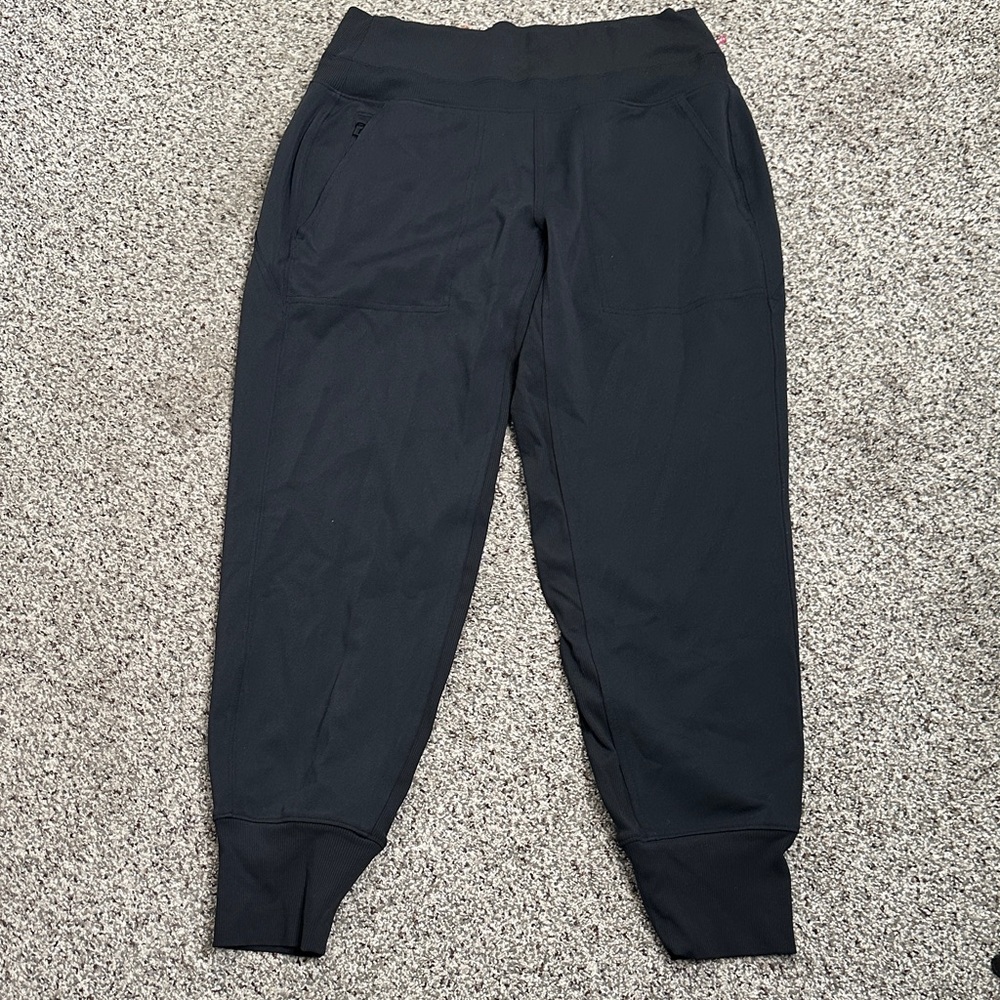 Athleta Black Athletic Jogger Pants size Sp